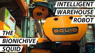 The BionicHIVE SqUID Warehouse Robot Uses AI And Machine Learning For Organized Packaging amp Storage [upl. by Nibla444]