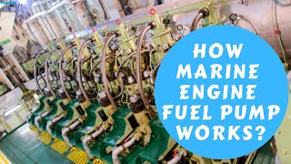 Main Engine Fuel Pump Working Explained [upl. by Krysta366]