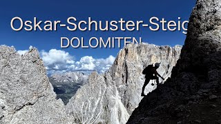 OskarSchusterSteig BC auf den Plattkofel 2969m  Dolomiten [upl. by Nanor]