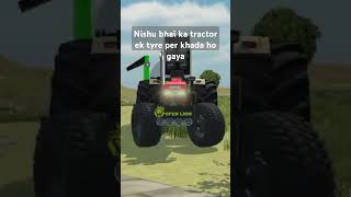 Nishu bhai ka tractor ek tyre per khada ho gaya new video [upl. by Ahseyn]