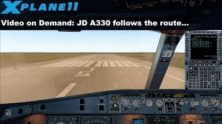 XP11 VoD  Investigating JDA330 issues following a route ENGLISH [upl. by Gannie521]