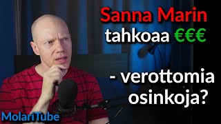 Sanna Marin nosti osinkoa yrityksestään – verosuunnittelun vastuullisuus [upl. by Bouzoun29]