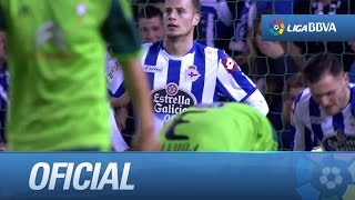 Disparos de Lucas Pérez y Helder Costa que saca Sergio Álvarez y Riera al larguero [upl. by Lydia]