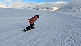 RELATABLE RIDING  SaasFee Glacier Switzerland  RAW RUN [upl. by Cade]