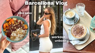 Una Giornata con me a BARCELLONA colazione estiva unboxing workout [upl. by Lochner]