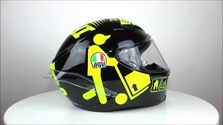 AGV Corsa R Iannone Winter Test 2017 Helmet  ChampionHelmetscom [upl. by Koppel]