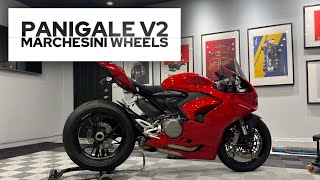 Panigale V2 Gets Marchesini Forged Wheels [upl. by Asante]