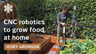 FarmBot opensource backyard robot for automated gardening [upl. by Aracahs]