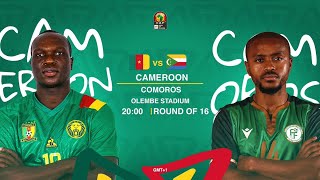 TotalEnergies AFCON 2021  Cameroon vs Comoros  Round of 16 [upl. by Ynej769]