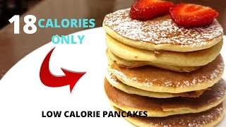 Low calorie pancakes l low calorie breakfast recipe l Low calorie dessert l Protein pancakeslDessert [upl. by Conyers973]