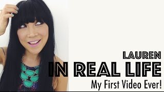 MY FIRST VIDEO EVER  Lauren In Real Life [upl. by Otrevlig]