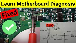 Learn how to diagnose any laptop motherboard step by step part 1 [upl. by Aicirtap]