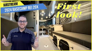 FIRST LOOK  2024 Airstream Basecamp Special REI 20X [upl. by Inaffit]