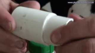 How To Join Plastic PVC Pipe  Plumbing Tips [upl. by Laehpar]