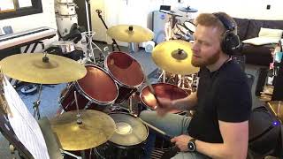 How to Play quotRubyquot by Kaiser Chiefs on Drums  NoteForNote Drum Cover [upl. by Khalil]