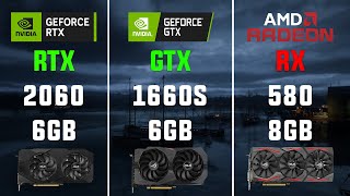 RTX 2060 6GB vs GTX 1660 SUPER vs RX 580 8GB Test in 7 Games [upl. by Delmar454]