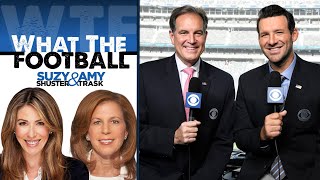 Yes Jim Nantz Is Truly Living His Dream Life  What the Football with Suzy Shuster amp Amy Trask [upl. by Cerallua]