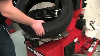 Tire Machine Tire Remove amp Install [upl. by Ahusoj]