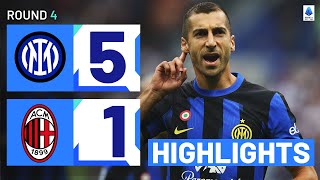 InterMilan 51  Inter claim city bragging rights Goals amp Highlights  Serie A 202324 [upl. by Siri]