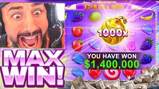 1400000 GAMBLING SESSION MY BIGGEST WINS EVER [upl. by Fernandez]