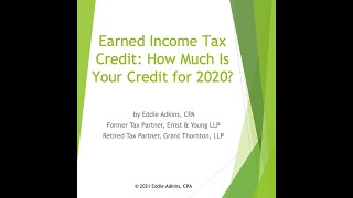 Earned Income Tax Credit [upl. by Edward]