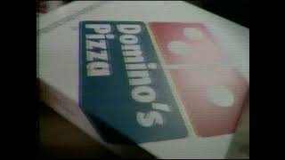 1997 Dominos Pizza Crunchy Thin Crust Pizza Commercial [upl. by Atinot456]