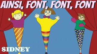 Ainsi font font font  Comptines pour enfants par Sidney [upl. by Anilam751]