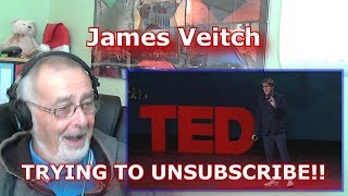 James Veitch Trying to unsubscribe  GRANDPA REACTION [upl. by Retsel987]