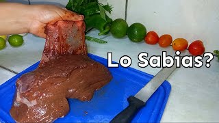 Como Preparar Higado De Res  Para Cocinar Higado de Res [upl. by Etteroma46]