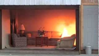 Flashover Demonstration [upl. by Aserehtairam]