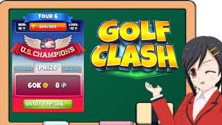 Golf Clash Tour 6 Tutorial with Lower Level Clubs [upl. by Fahland]