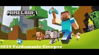 Minecraft PS3 Lets Play 034 Verdammte Creeper [upl. by Joana]