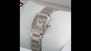 EWC Review  Stunning Ladies Cartier Tank Francaise [upl. by Ysor]