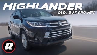 2019 Toyota Highlander Review A comfortable competent 3 row SUV choice [upl. by Settera]