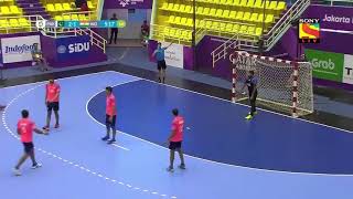 india vs pakistan handball match asian games 2018 [upl. by Hussey508]