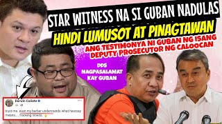 STAR WITNESS VS DUTERTE PINAGTAWANAN ng CALOOCAN DEPUTY PROSECUTORGUBAN NADULAS PASAMALAT ang DDS [upl. by Einafats]