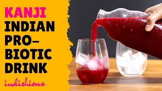 Kanji Recipe  Indian Probiotic Drink  Fermented Drink [upl. by Trofmoc]