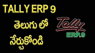 Tally ERP 9 in Telugu Introduction Part 1  Telugu Tech Tuts [upl. by Simona410]