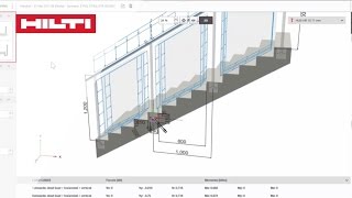 HOW TO model installing handrails with the Hilti PROFIS Engineering Suite software [upl. by Ingelbert31]