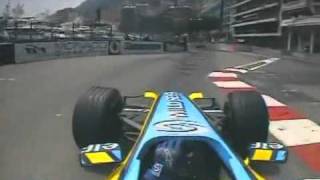 Formula 1 Fernando Alonso onboard Monaco 2005 [upl. by Sigismundo]