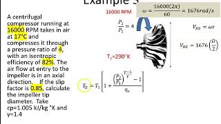 Centrifugal Compressor Example 3 [upl. by Nyram]