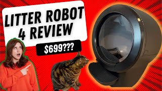 Self Cleaning Litter Box Mega Test LITTERROBOT 4 REVIEW [upl. by Asilahs403]