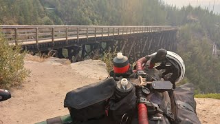 Bikepacking the trans Canada trail Sept 1 update [upl. by Nandor]