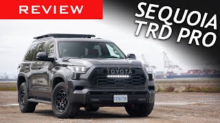 2023 Toyota Sequoia TRD Pro Review  A Big SUV that needs MORE space [upl. by Rogerio]