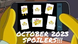 Tapped Out October 2023 Event SPOILERS  Whats Included In The Next Major TSTO Event [upl. by Delia322]