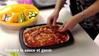 Recette Tupperware facile et rapide de PIZZA MAISON [upl. by Rotkiv]