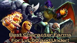 MSF  Best character farms pre level 60 Make the most of your energy and currency [upl. by Radu]