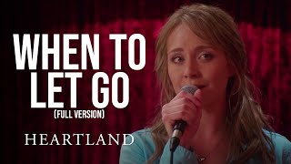 When to Let Go Full Version  Amber Marshall and Shaun Johnston  Heartland 1004  CBC [upl. by Rotkiv]