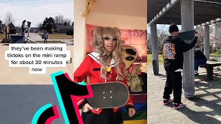 CRINGIEST Skateboard TikToks  TikTok Poser Compilation Part 3  HARDFLIPSTV [upl. by Dedric]