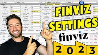 The Best Finviz Settings for 2023 BREAKOUTS SHORTING SWING TRADES [upl. by Mildred510]